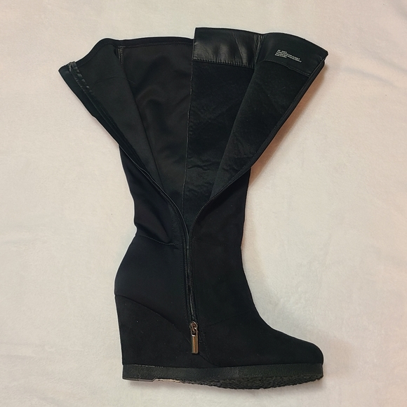 Lane Bryant Black Boots Size 9W - Picture 9 of 10